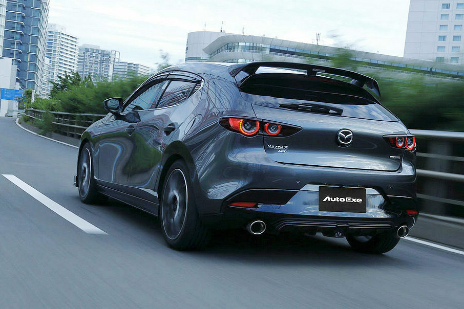 AutoExe Rear Skirt Diffuser | Mazda3 (2019-2021)
